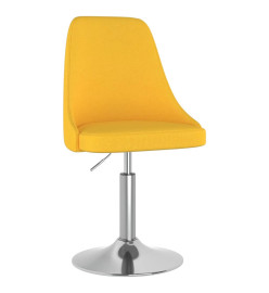 Tabouret de bar Jaune moutarde Tissu