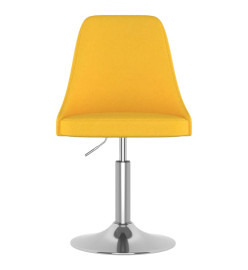 Tabouret de bar Jaune moutarde Tissu