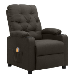 Fauteuil de massage Taupe Tissu