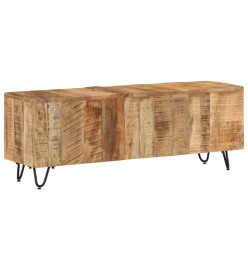 Meuble TV 110x30x40 cm Bois massif de manguier