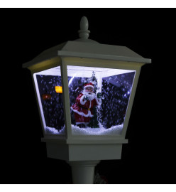 Lampadaire de Noël avec Père Noël 180 cm LED