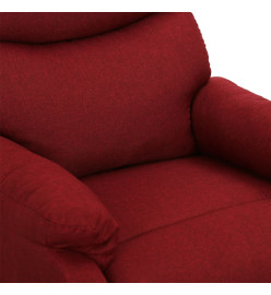 Fauteuil Rouge bordeaux Tissu