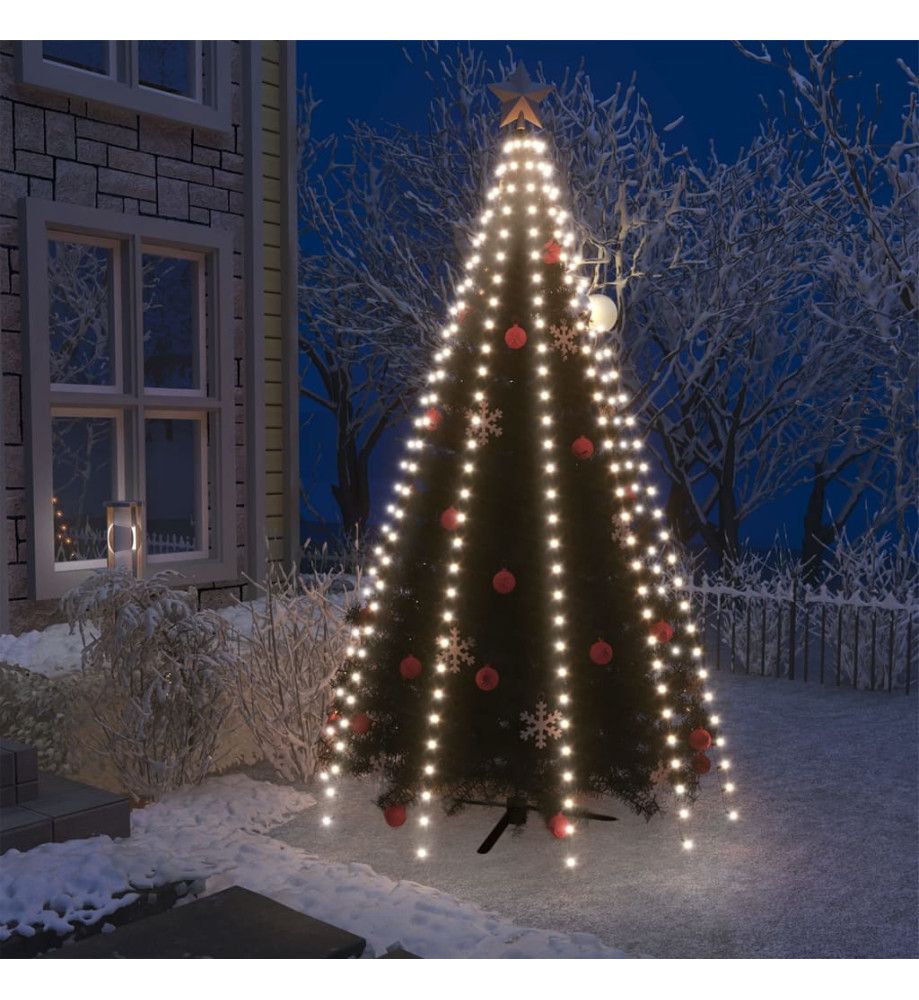 Guirlande lumineuse d'arbre de Noël 300 LED Blanc froid 300 cm