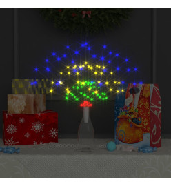 Feu d'artifice de Noël d'extérieur Multicolore 20 cm 140 LED