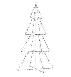 Arbre de Noël cône 360 LED d'intérieur/d'extérieur 143x250 cm