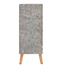 Buffet Gris béton 60x30x72 cm Aggloméré