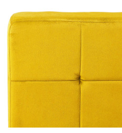 Chaise de relaxation 65x79x87 cm Jaune moutarde Velours