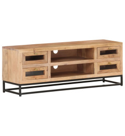 Meuble TV 110x30x40 cm Bois d'acacia massif