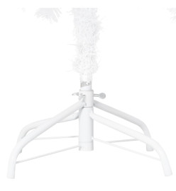 Arbre de Noël artificiel avec branches épaisses blanc 240cm PVC