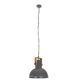 Lampe suspendue industrielle 25 W Gris Rond Manguier 42 cm E27