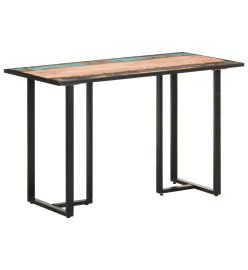 Table de salle à manger 120 cm Bois de récupération massif