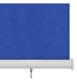 Store roulant d'extérieur 100x140 cm Bleu PEHD