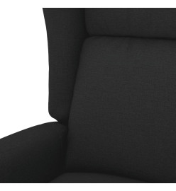 Fauteuil de massage Noir Tissu