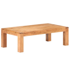 Table basse 110x60x35 cm Bois d'acacia massif et finition miel