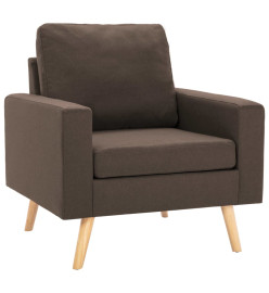 Fauteuil Marron Tissu