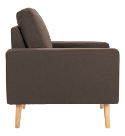 Fauteuil Marron Tissu