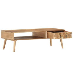 Table basse 110 x 50 x 35 cm Bois d'acacia solide