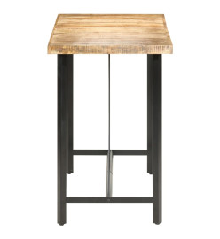 Table de bar 150x70x107 cm Bois de manguier brut