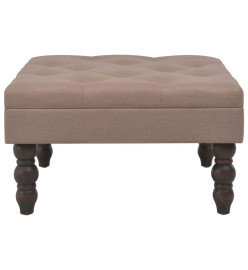 Tabouret Marron 60x60x36 cm Polyester