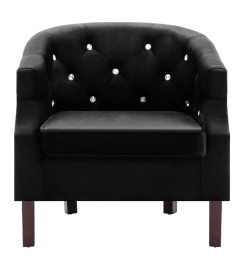 Fauteuil Noir Velours