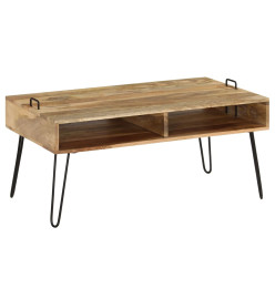 Table basse Bois de manguier massif 100 x 60 x 45 cm