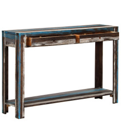 Table console Bois massif Vintage 118 x 30 x 80 cm