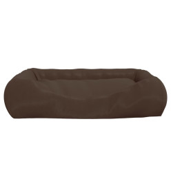 Coussin avec oreillers pour chien Marron 75x58x18 cm Tissu