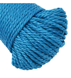 Corde de travail Bleu 3 mm 500 m Polypropylène