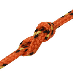 Corde de bateau Orange 2 mm 250 m Polypropylène