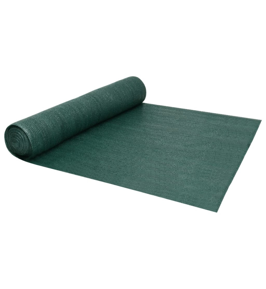 Filet brise-vue Vert 1x25 m PEHD 195 g/m²