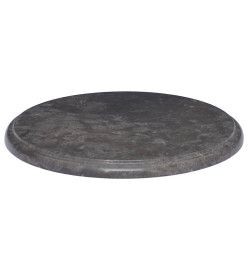 Dessus de table Noir Ø40x2,5 cm Marbre