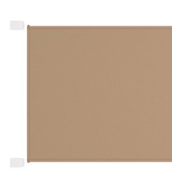 Auvent vertical Taupe 250x420 cm Tissu oxford