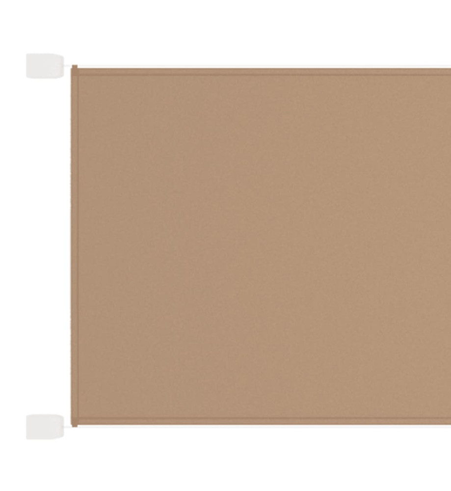 Auvent vertical Taupe 200x360 cm Tissu oxford