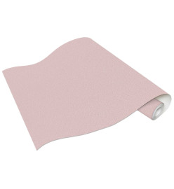 Rouleaux de papier peint Non tissé 4 pcs Rose chatoyant uni