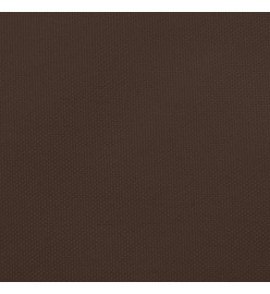 Voile de parasol Tissu Oxford trapèze 3/5x4 m Marron