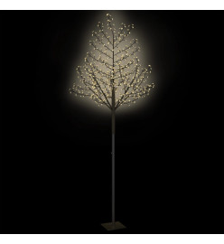 Sapin de Noël 600 LED blanc chaud Cerisier en fleurs 300 cm