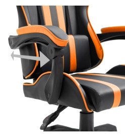 Chaise de jeu Orange Similicuir