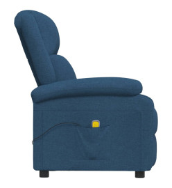 Fauteuil de massage Bleu Tissu