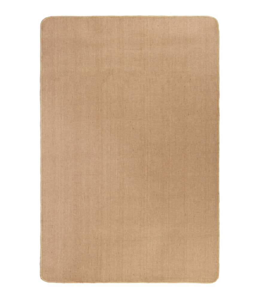 Tapis en jute avec support en latex 70 x 130 cm Naturel