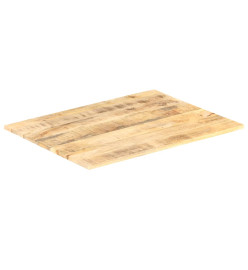 Dessus de table Bois de manguier solide 15-16 mm 80x60 cm