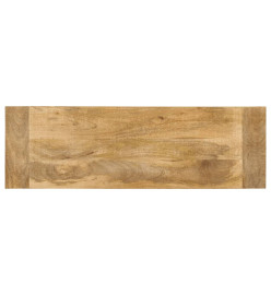 Banc 110x35x45 cm bois massif de manguier