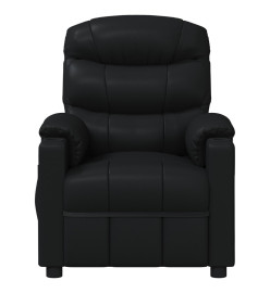 Fauteuil inclinable Noir Similicuir