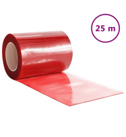 Rideau de porte rouge 300 mmx2,6 mm 25 m PVC