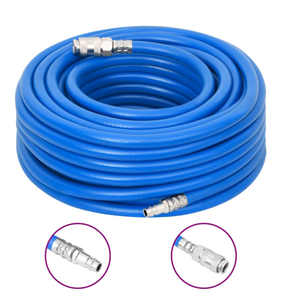 Tuyau d'air bleu 0,6" 20 m PVC