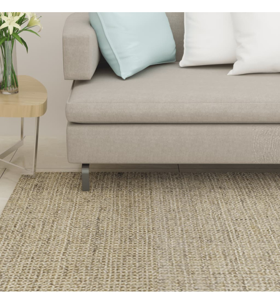 Tapis en sisal pour griffoir taupe 80x150 cm