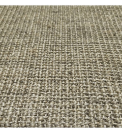 Tapis en sisal pour griffoir taupe 66x200 cm