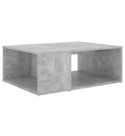 Table basse Gris béton 90x67x33 cm Aggloméré