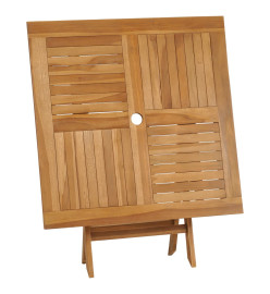 Salon de jardin 5 pcs Bois de teck massif