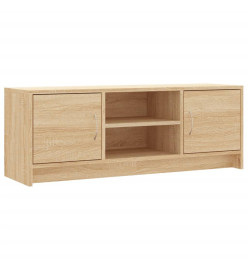 Meuble TV chêne sonoma 102x30x37,5 cm bois d'ingénierie