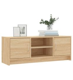 Meuble TV chêne sonoma 102x30x37,5 cm bois d'ingénierie